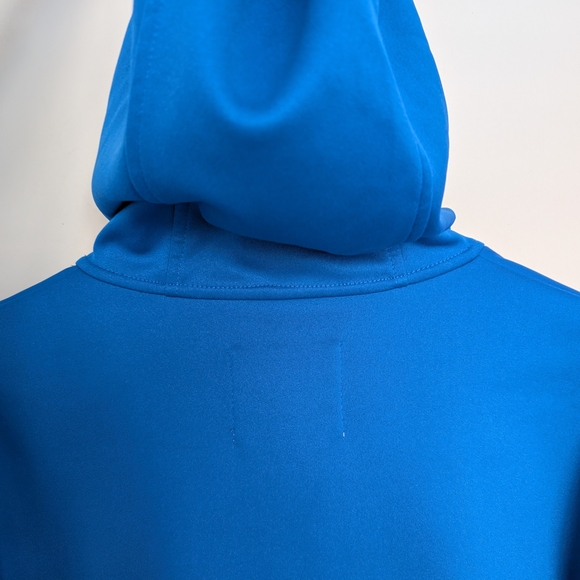 Burton Snowboard Company Dryride Hoodie Men's Medium Blue Pullover Spellout - Picture 6 of 13